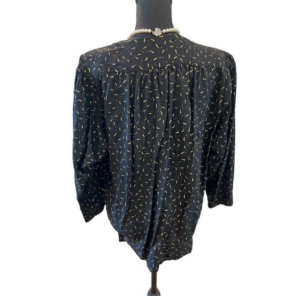 Long Sleeve V-Neck Blouse by Ms. Paquette - Picture 3 of 6